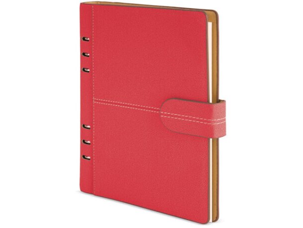 Agenda milan camel semana vista personalizadas rojo