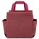 Bolsa nevera Yaky con interior aislante y bolsillos laterales Burdeos detalle 4