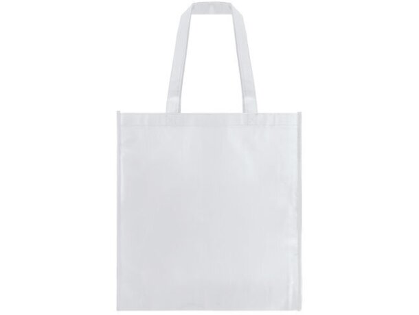 Bolsa non woven laminado color mate personalizada blanco