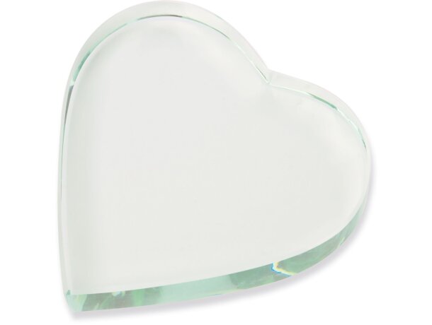 Cristal para grabar corazón grabado