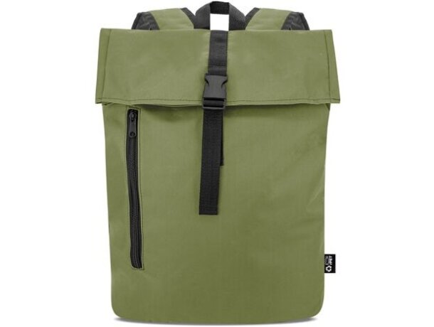 Mochila Benett RPET reciclado de gran capacidad Verde detalle 15