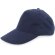 Gorra barato de 5 paneles en algodón grueso personalizada azul marino