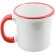 Mug ceramica sublimacion Nostalgia personalizado rojo