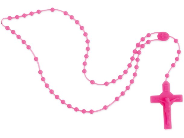 Rosario de silicona flexible en colores vibrantes