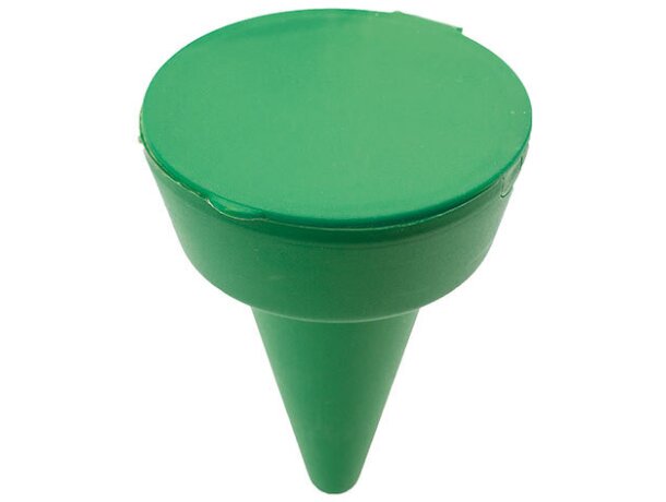 Colillero para la playa verde