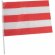 Banderín Mirt personalizado rojo/blanco
