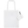 Bolsa plegable con cremallera y funda Blanco