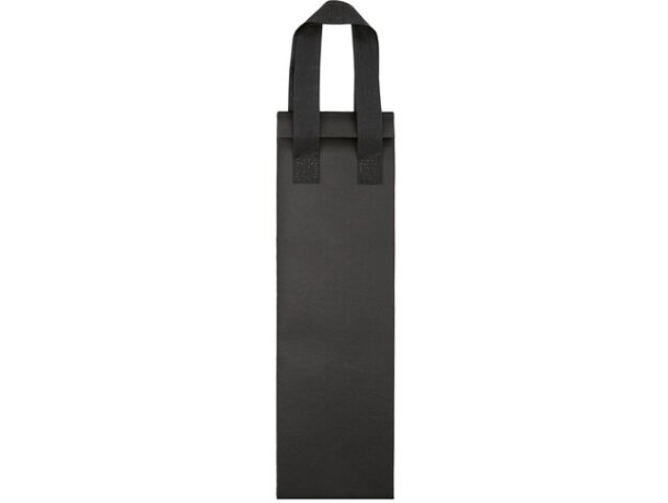 Bolsa isotérmica Cata para vino con revestimiento aluminio Negro detalle 17