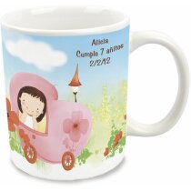 Taza de cerámica para sublimacón a todo color blanca Taza de cerámica para sublimacón a todo color blanca