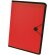 Carpeta de polipropileno con cierre de goma personalizada roja