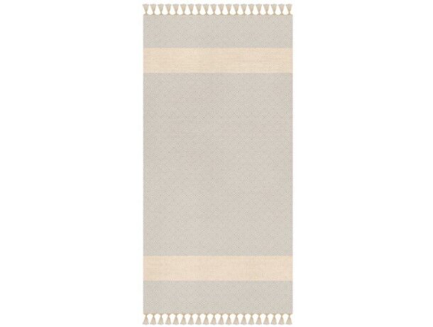 Toalla pareo Soft-eco de algodón reciclado y orgánico Gris detalle 5