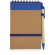 Bloc de notas con bolígrafo freciclado personalizada azul royal