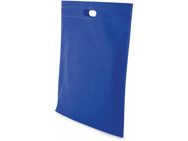 Bolsa de non woven 25 x 35 cm barata azul royal