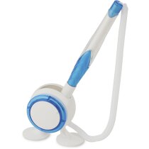 Bolígrafo con soporte adhesivo azul Bolígrafo con soporte adhesivo azul