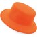 Sombrero Ala Ancha Cordobes Naranja fluorescente