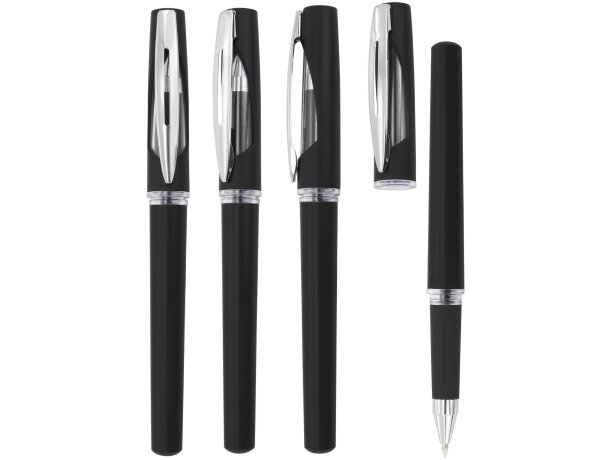 Roller Viken con tinta gel azul y cuerpo ABS Negro detalle 3