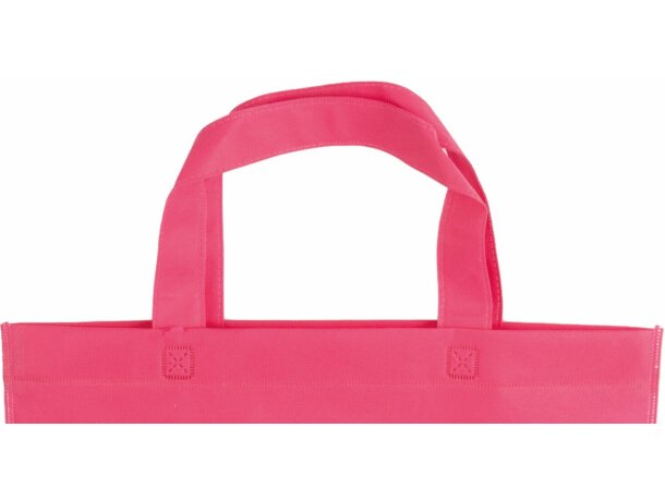 Bolsa non woven economica Lara merchandising fucsia