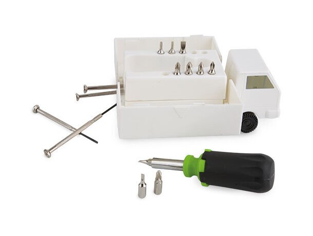 Cajón multiherramientas con 15 piezas