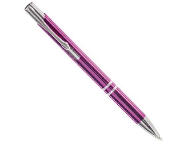 Bolígrafo automático de metal lila