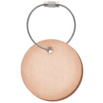 Llavero redondo madera multiusos