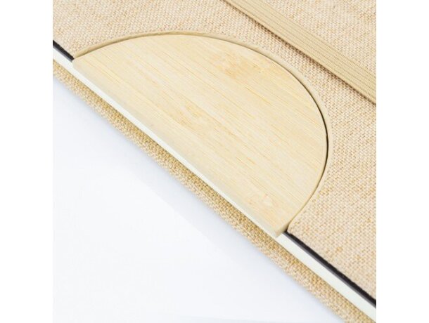 Cuaderno Talyx bambú RPET con base integrada para móvil detalle 5