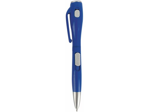 Bolígrafo con linterna azul personalizado