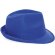 Sombrero con ala irregular azul royal