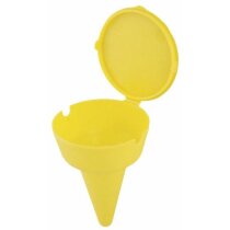 Colillero para la playa personalizado amarillo