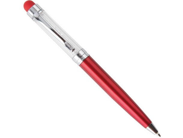 Bolígrafo semitransparente para tablet pierre delene rojo