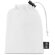 Poncho plegable Bross con bolsa rPET para campañas corporativas Blanco detalle 13