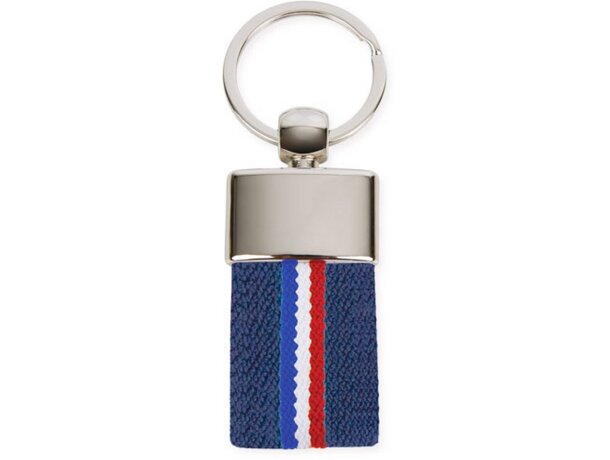 Llavero cinturon bandera Derex Francia/azul marino detalle 5