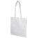 Bolsa non woven con asas largas resistentes merchandising blanco
