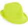 Sombrero premium amarillo amarillo fluorescente