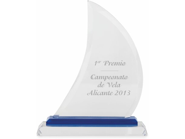 Trofeo de cristal Lyra personalizado