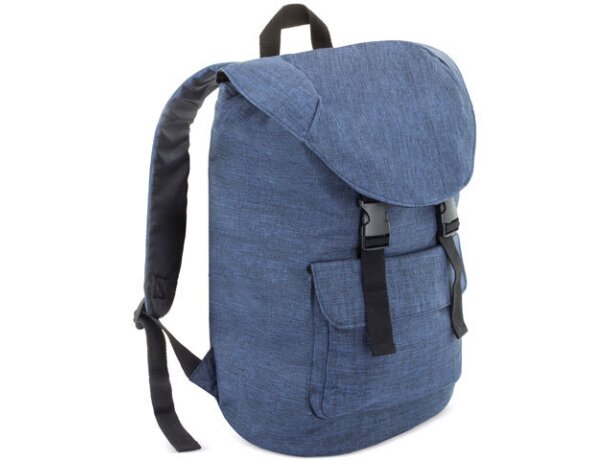 Mochila doble proteccion ordenador azul marino