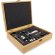 Set Parma bambú 10 accesorios servicio vino