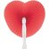 Pay pay de papel Love personalizable para eventos Rojo