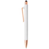 Bolígrafo metálico tinta gel soft azul