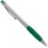 Bolígrafo puntero de plástico y cuerpo en plata verde