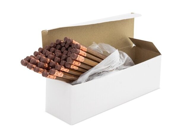 Lápiz de bambú Premium Hotel con goma detalle 2