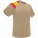 Camiseta técnica bandera D&F Galdana en poliéster transpirable Piedra