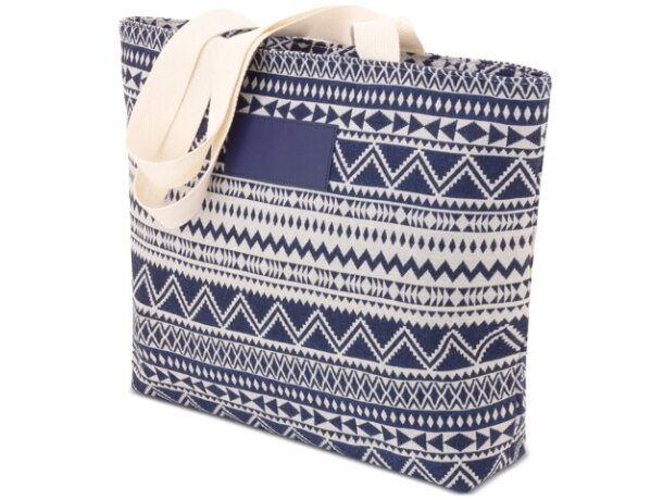 Bolso Mykonos de algodón y poliéster reciclado personalizable detalle 2