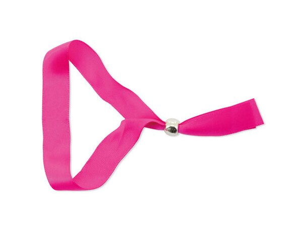 Pulsera bolita ajustable Metropol fucsia