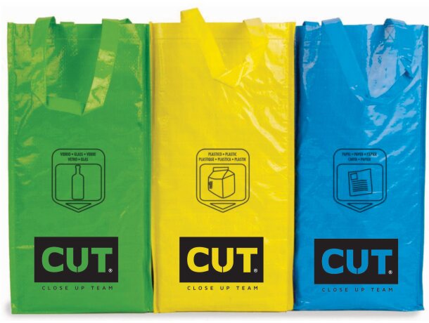 3 Bolsas Eco para reciclar detalle 1