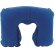 Almohadilla de viaje para cuello azul