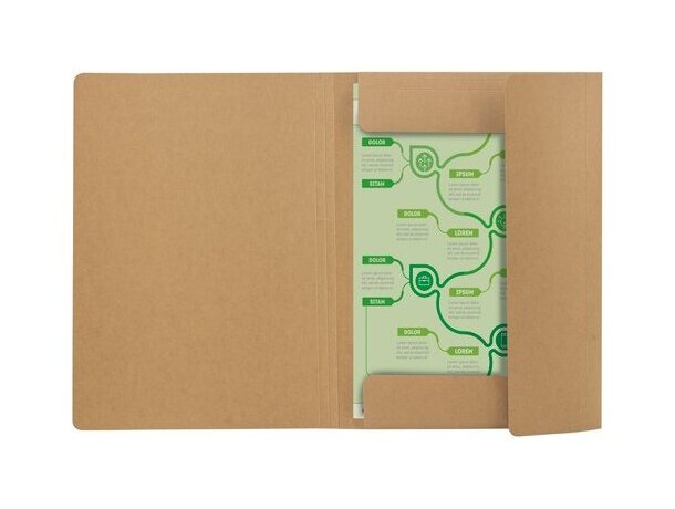 Carpeta reciclada con gomas Academy detalle 1