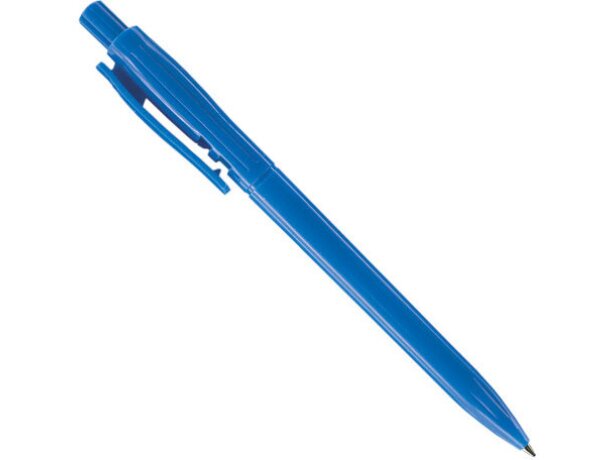 Bolígrafo de plástico y sencillo fino barato azul