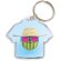 Llavero camiseta en abs personalizado
