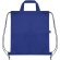 Bolsa mochila RPET Carot con cuerdas ajustables Azul royal