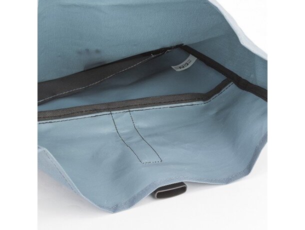 Mochila Benett RPET reciclado de gran capacidad Azul marino detalle 6